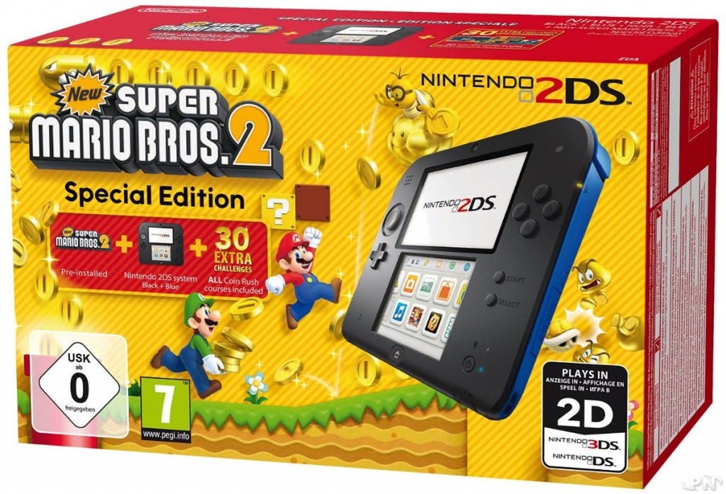 Nuevo pack de Nintendo 2DS + ‘New Super Mario Bros. 2