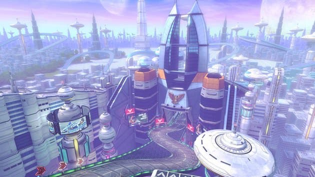 Así se ve la pista Mute City del DLC de ‘Mario Kart 8’ con los gráficos de ‘F-Zero X’