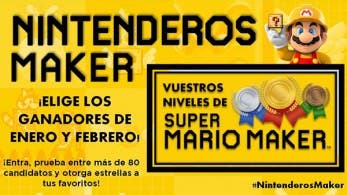 Nintenderos Maker: ¡Elige los ganadores de enero y febrero!