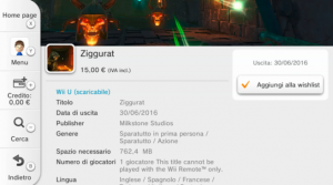 Ziggurat Wii U