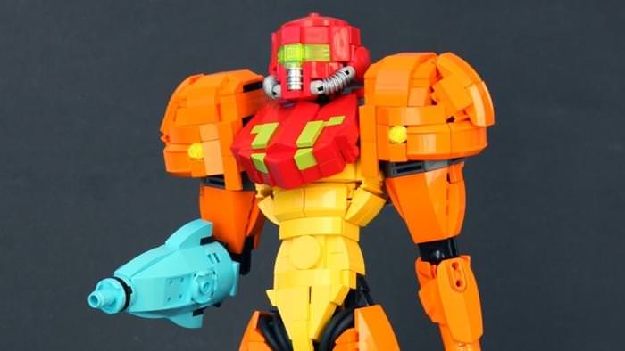 No te pierdas esta figura de Samus creada con piezas independientes de LEGO