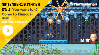 Nintenderos Maker #53: You want fun? Come to Mancosland, ¡la fase ganadora del mes!