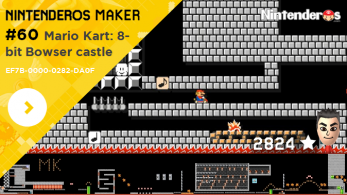 Nintenderos Maker #60: Mario Kart: 8-bit Bowser castle