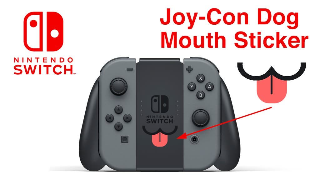 Esta pegatina con forma de lengua para el Grip de Switch consigue su objetivo en Kickstarter