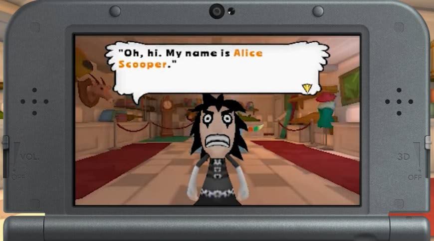 Scoop’n Birds es el último exclusivo de New 3DS que evoca al cantante Alice Cooper