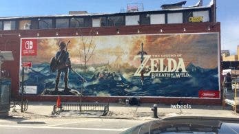 Echa un vistazo a este magnífico mural oficial de Zelda: Breath of the Wild… ¡que brilla en la oscuridad!