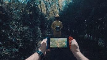 Este fan se lanza en paracaídas mientras juega con su Nintendo Switch