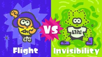 Anunciado el segundo Splatfest de Splatoon 2: invisibilidad o vuelo