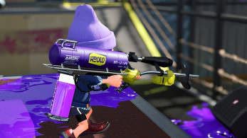 Gameplay del Entintador 4K SP y del Telentintador 4K SP en Splatoon 2