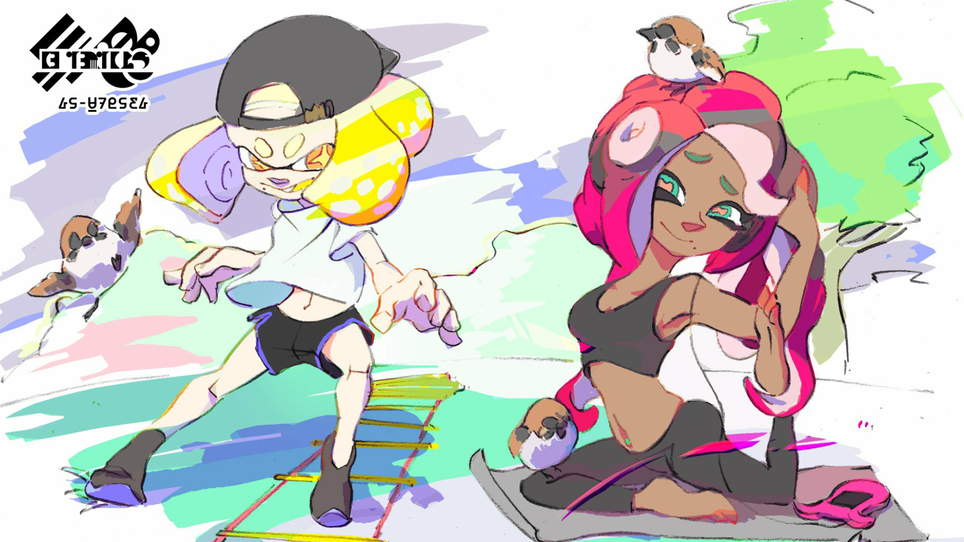 Así Luce El Arte De Perla Y Marina Para El Próximo Splatfest Japonés De Splatoon 2 Nintenderos 