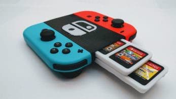 Fan crea este Grip para Joy-Con que además es funda para cartuchos de Switch