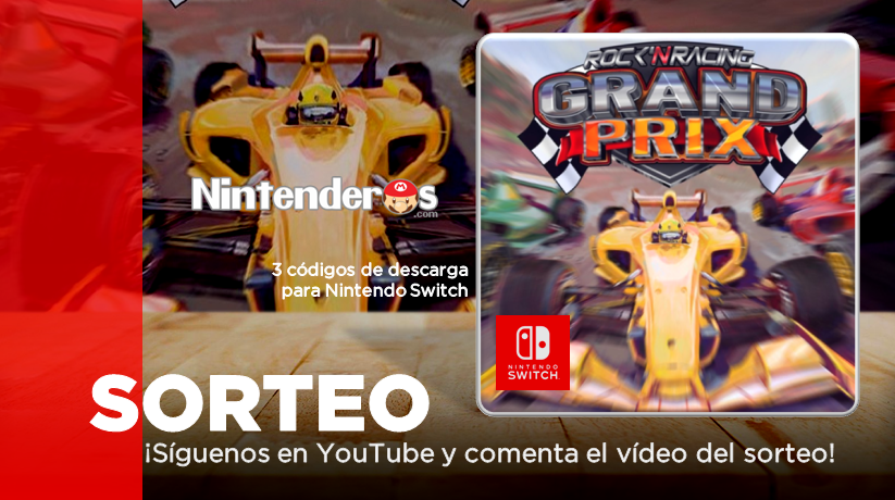 ¡Sorteamos 3 códigos de Rock ‘N Racing: Grand Prix para Nintendo Switch!