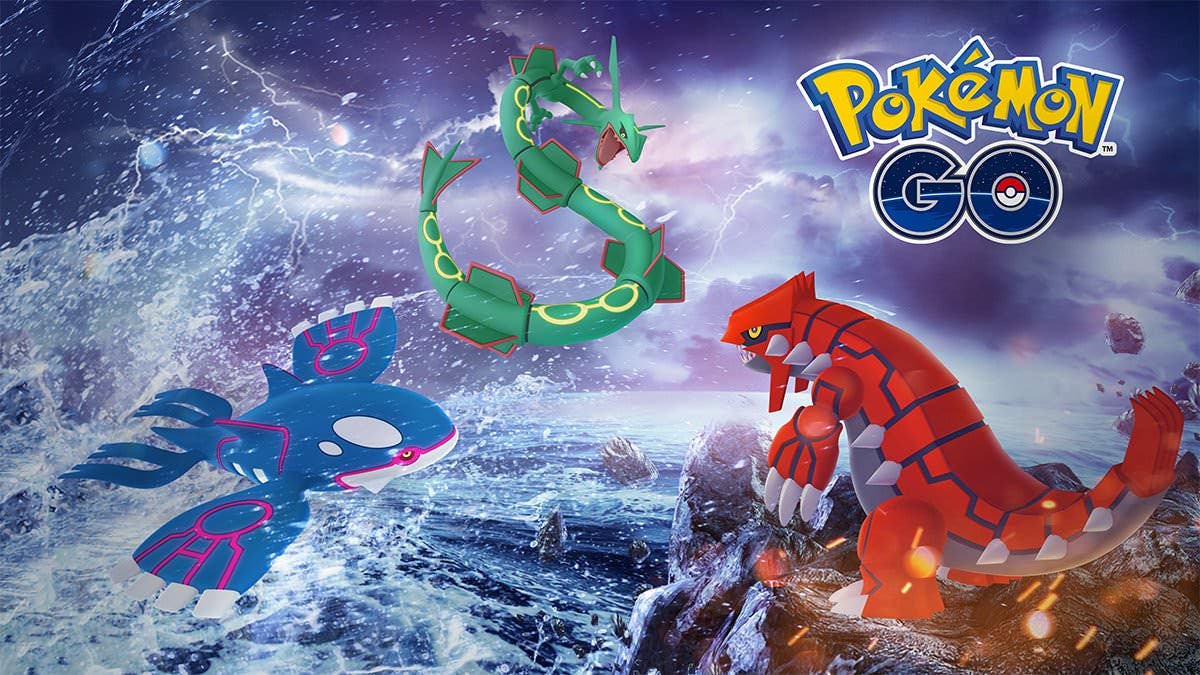 Groudon y Kyogre regresan a Pokémon GO para unirse a Rayquaza en las Incursiones