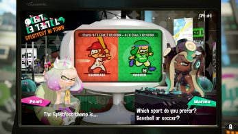 Resultados del último Splatfest americano de Splatoon 2: Fútbol vs Béisbol