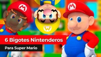 [Vídeo] ¡Probamos 6 bigotes nintenderos a Mario!