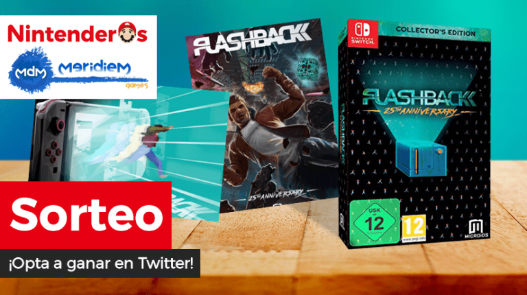 [Act.] ¡Sorteamos una Edición Coleccionista de Flashback 25th Anniversary para Switch y dos pósters limitados junto a Meridiem Games!