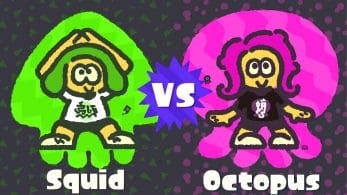 Anunciado un nuevo Splatfest mundial de Splatoon 2 por el primer aniversario del juego: Calamares vs. Pulpos