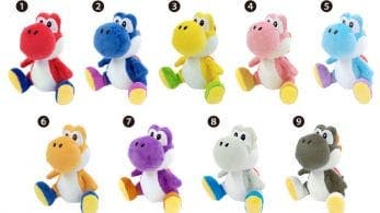 Nueve peluches nuevos de Yoshi serán lanzados en Japón en agosto