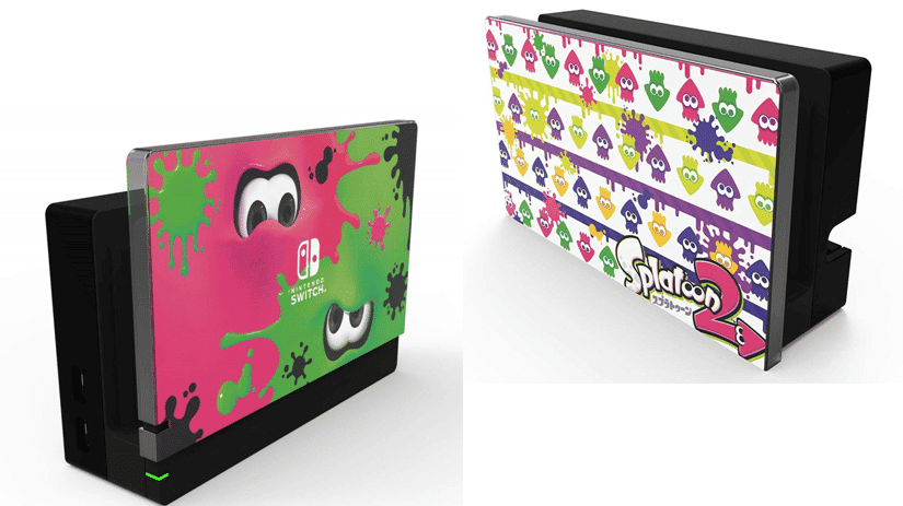 Así son las skins de Splatoon para el dock de Nintendo Switch