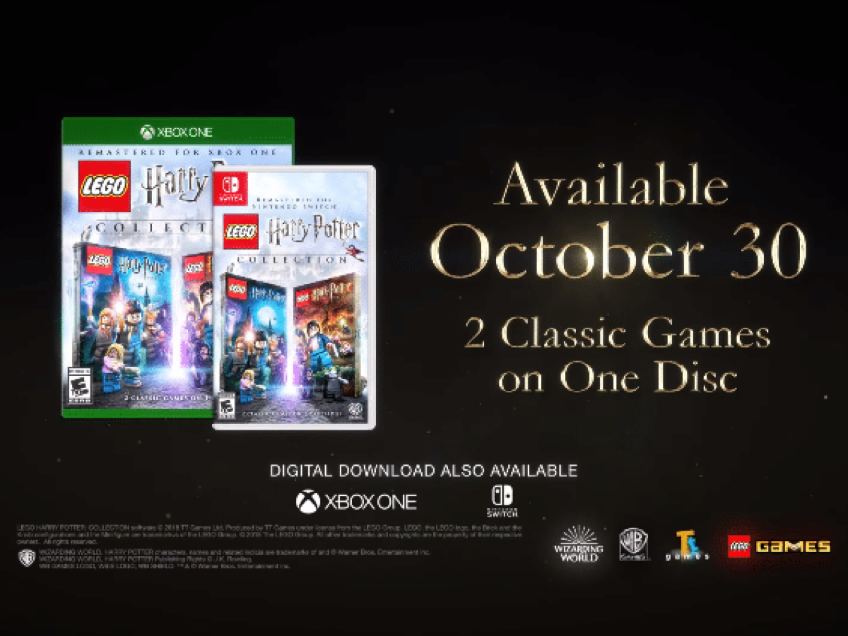 Lego Harry Potter llegará a Nintendo Switch y Xbox One