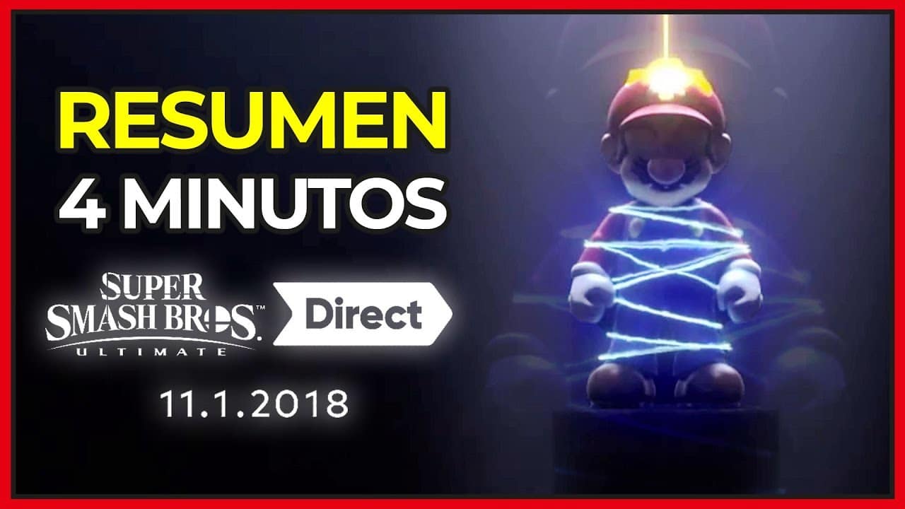 [Vídeos] Resumen en 4 minutos y más del Super Smash Bros. Ultimate Direct