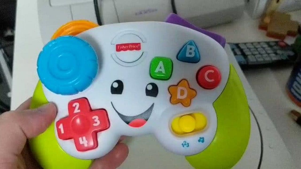 control de videojuego fisher price