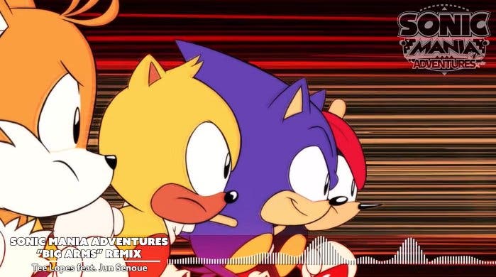 SEGA anuncia remixes de temas de Sonic Mania Adventures