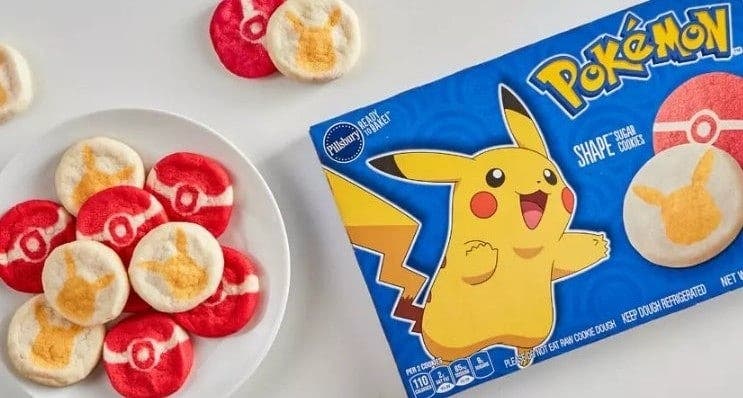 La marca de repostería Pillsbury lanzará galletas para hornear de Pokémon