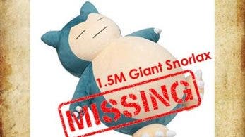 Pillan a unos ladrones robando un peluche de 1,5 metros de Snorlax