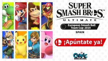 Nintendo España busca al equipo que nos representará en la European Smash Ball Team Cup 2019