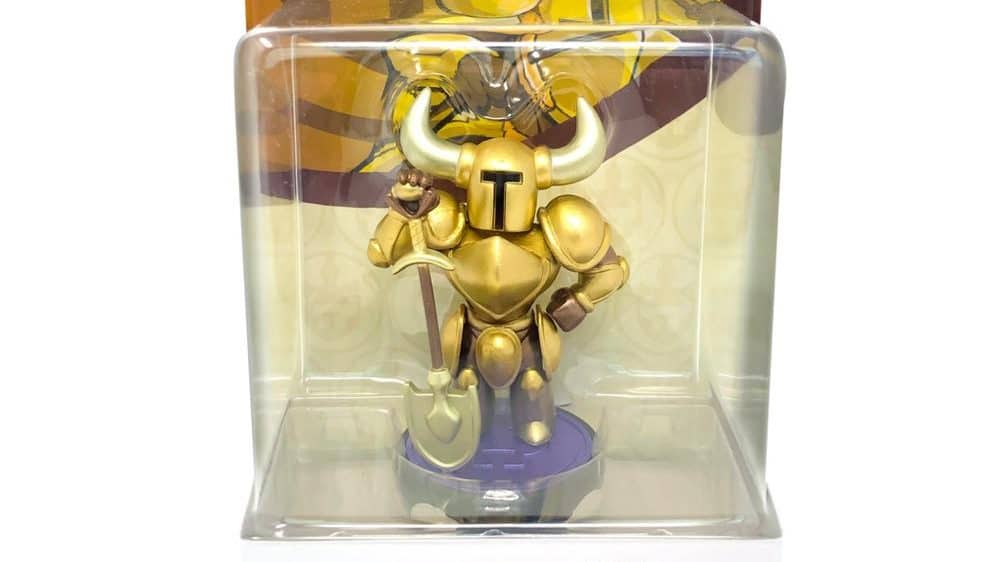 Por fin podemos contemplar el amiibo de Shovel Knight dorado