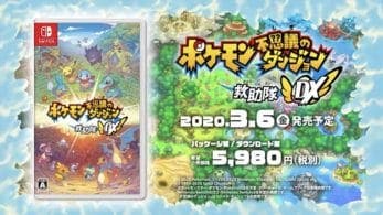 Así es el boxart japonés de Pokémon Mundo misterioso: equipo de rescate DX