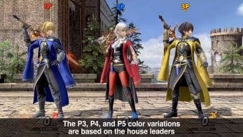 Estas son las originales variaciones de color de Byleth en Super Smash Bros. Ultimate