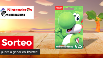 [Act.] ¡Sorteamos una tarjeta para la Nintendo eShop de 25€ junto a GaminGuardian!