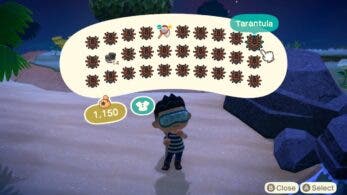 Nuevo truco para atrapar escorpiones y tarántulas en Animal Crossing New Horizons