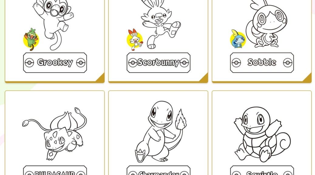 Dibujos de Pokemon para colorear en