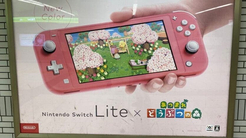 nintendo switch lite coral animal crossing