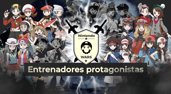 Segunda Ronda de Nintendo Wars: Entrenadores protagonistas de los juegos de Pokémon: ¡Vota por los 8 clasificados!