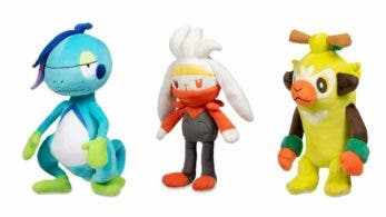 Nuevos peluches Pokémon de Galar llegan a Pokemoncenter.com