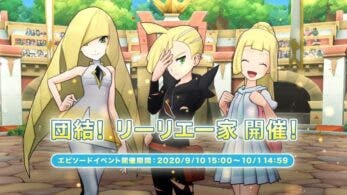 Pokémon Masters EX: Ya disponible el nuevo evento La familia unida de Lylia, vídeo promocional, bono de inicio especial y más