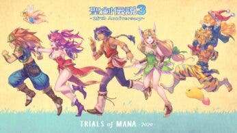 El diseñador de los atuendos de Trials of Mana comparte un nuevo arte para celebrar el 25º aniversario del título