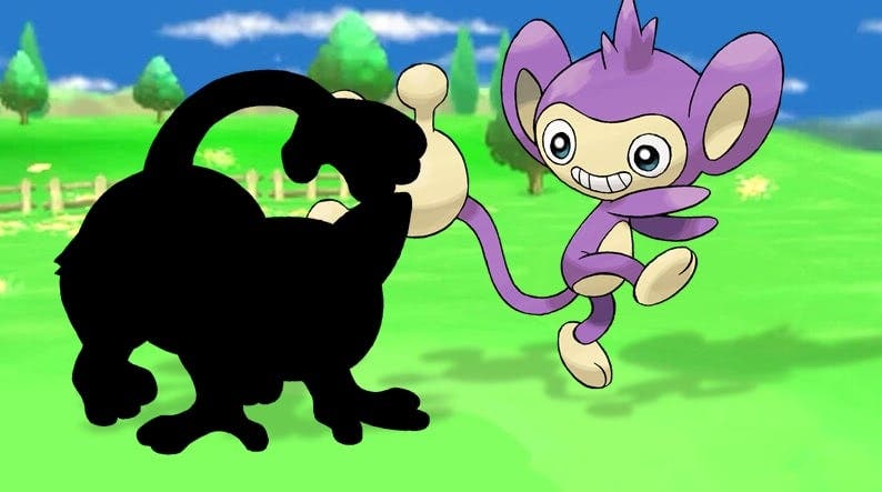 Así era el nombre original japonés y el diseño original de Aipom en la demo de Pokémon Oro y Plata