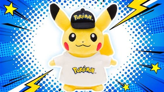 El peluche de Pikachu con el logo de Pokémon se venderá este mes en Japón