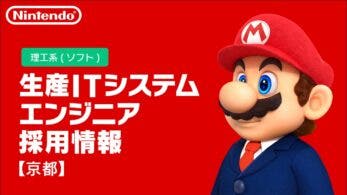 Nintendo busca un ingeniero de sistemas informáticos de producción