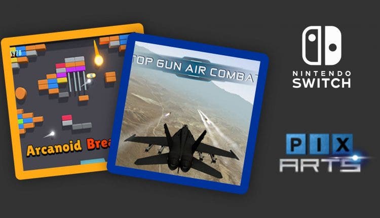 Anunciados Top Gun Air Combat y Arcanoid Breakout para Nintendo Switch