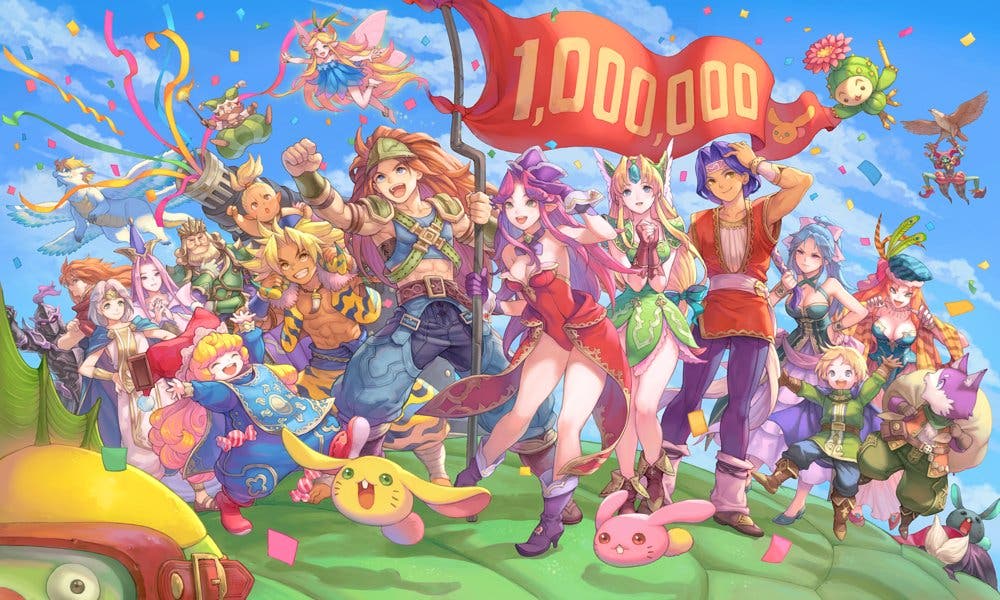 Los envíos físicos y ventas digitales de Trials of Mana ya superan el millón de unidades