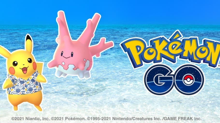 Pokémon GO presenta la iniciativa Pokémon Air Adventures con Corsola variocolor y más