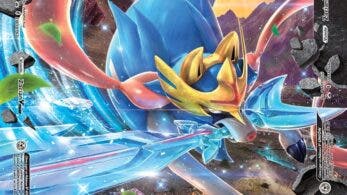 Imágenes en español de las cartas de Zacian, Mewtwo y Greninja de la colección V-UNIÓN del JCC Pokémon