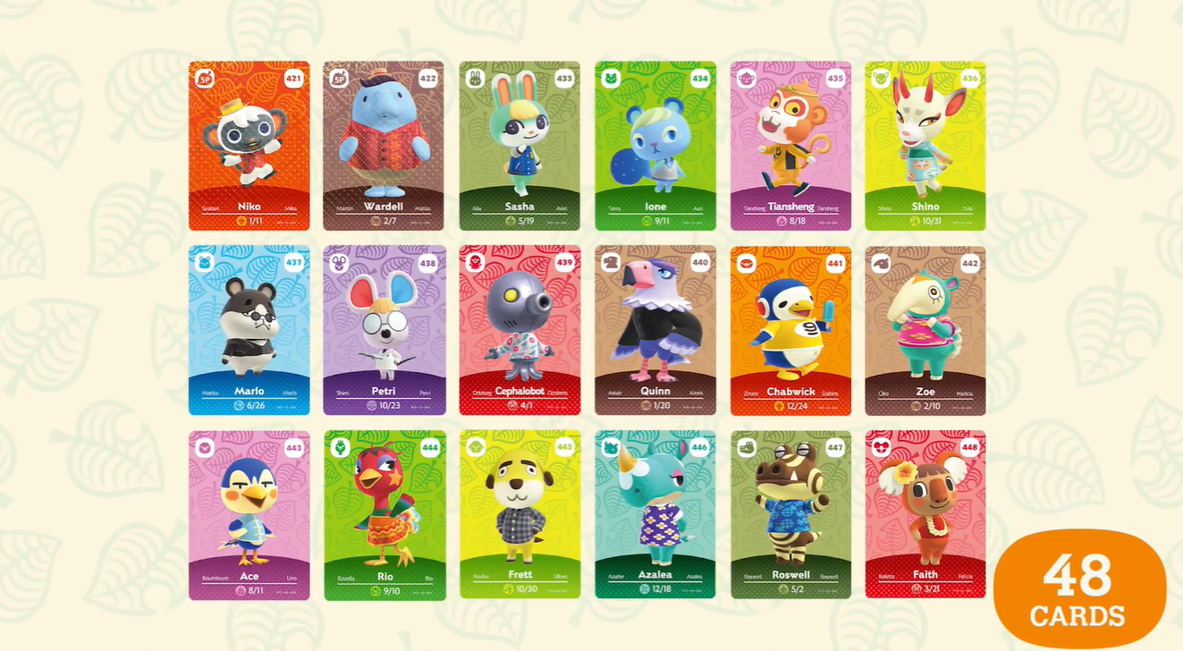 Anunciada una nueva serie de cartas amiibo de Animal Crossing - Nintenderos