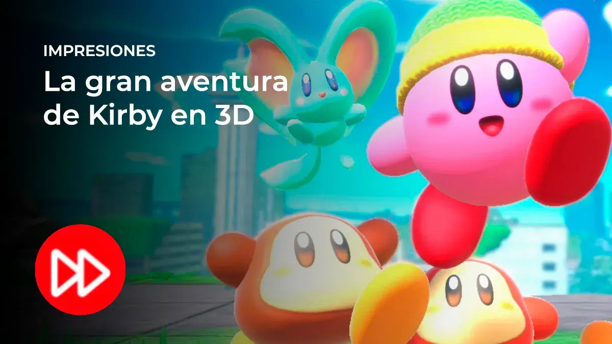 Kirby y la tierra olvidada impresiones avance